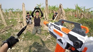 LTT Game Nerf Guns : Strike the fruit forest | Fight for watermelon 🍉🍉🍉 screenshot 2