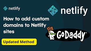 How to Connect GoDaddy Custom Domain to Netlify Website | Link Custom domain to Netlify