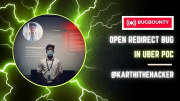 Open Redirect Bug In Uber | POC | Bugbounty |   @karthi_the_hacker
