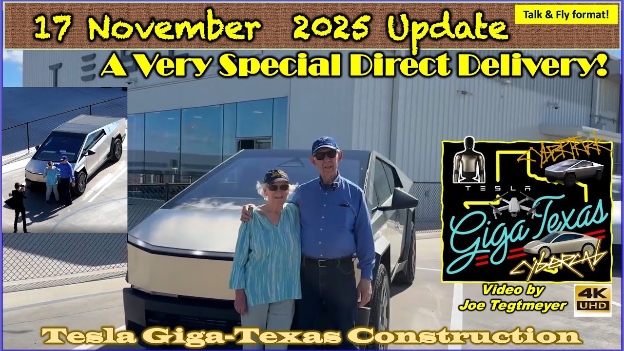 Строительство закончено! Отливки Cybercab, работа Cortex 2 E! Обновление Giga Texas от 17 ноября ...