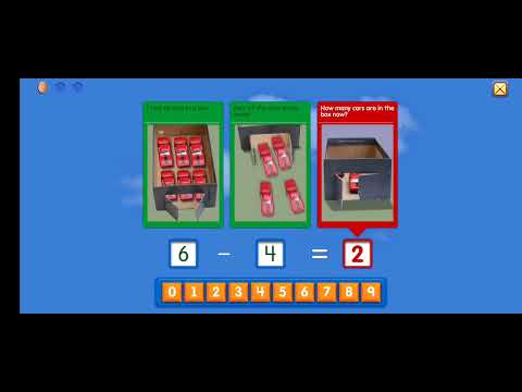 Starfall Grade 1 Math, Word problems take from, part 1