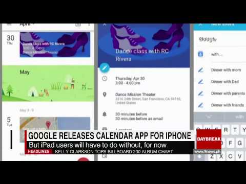 Google Releases Calendar App For iPhone - YouTube