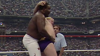 Junkyard Dog Vs Harley Race Wrestlemania 3 - Loser Must Bow Match