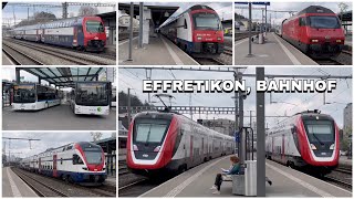 Züge beim Bahnhof Effretikon | Trains at Effretikon station (2023)