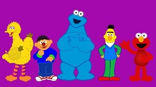 Sesame Street Finger Family Song Nursery Rhymes For Kids New Collection Parody Animation