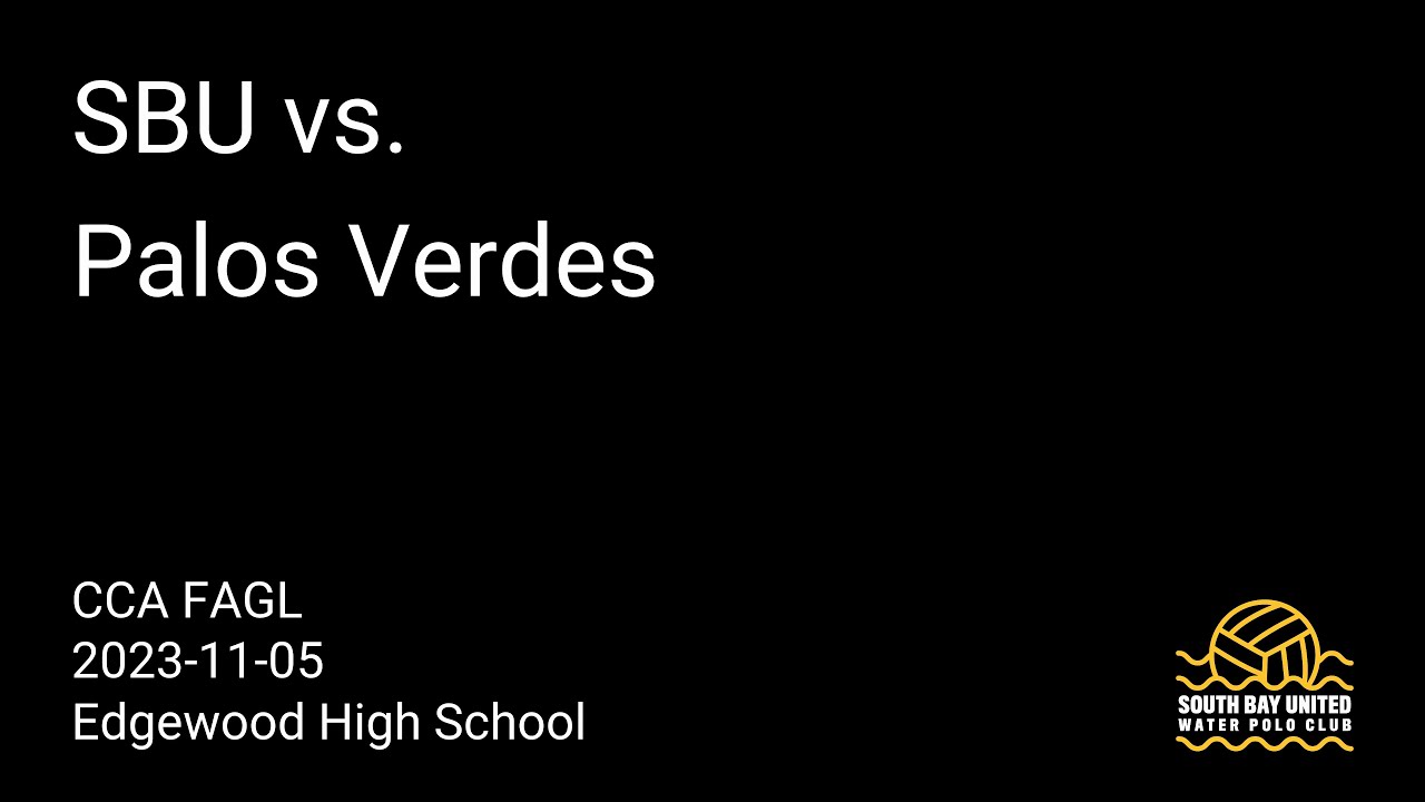 Palos Verdes vs. SBU, 12ug05 YouTube