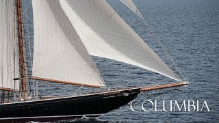 Columbia  141’ Racing/Fishing Schooner Yacht  Launch to Sea Trials