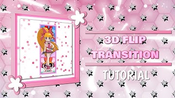 3D FLIP TRANSITION | ALIGHT MOTION TUTORIAL 🌺