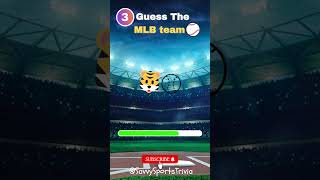 🧢⚾ Can You Guess the MLB Team from These Emojis? 🐦👑 | Ultimate Baseball Emoji Quiz! #MLBQuiz