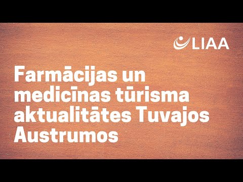 Farmācijas un medicīnas tūrisma aktualitātes Tuvajos Austrumos | vebinārs | 12.01.2021.