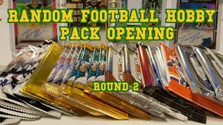 Random Football Card Hobby Pack Opening. Round 2