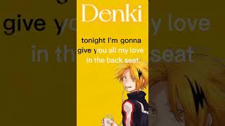 Denki singing