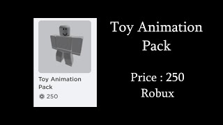 Roblox Toy Animation Pack Showcase