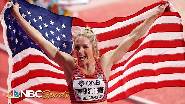 USA's Elle Purrier St. Pierre is a world medalist ...