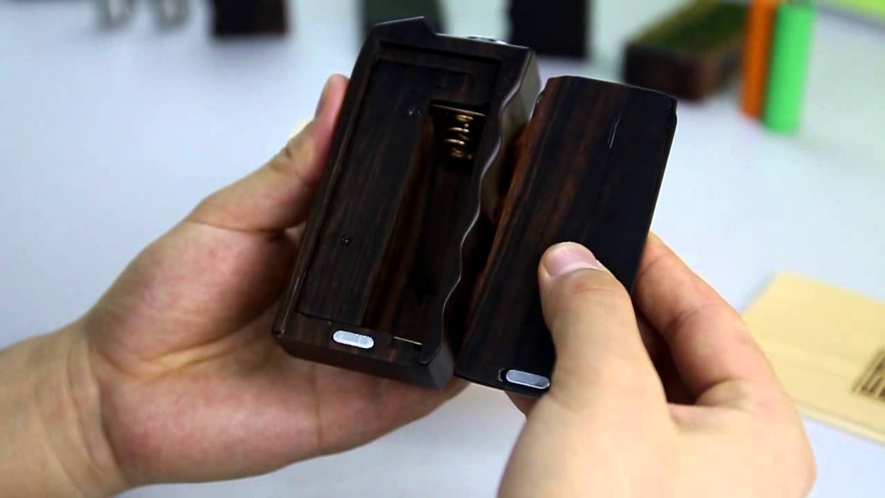 Lost Vape TAN First Look- Makassar Ebony 35Watts Wood Box MOD Unboxing
