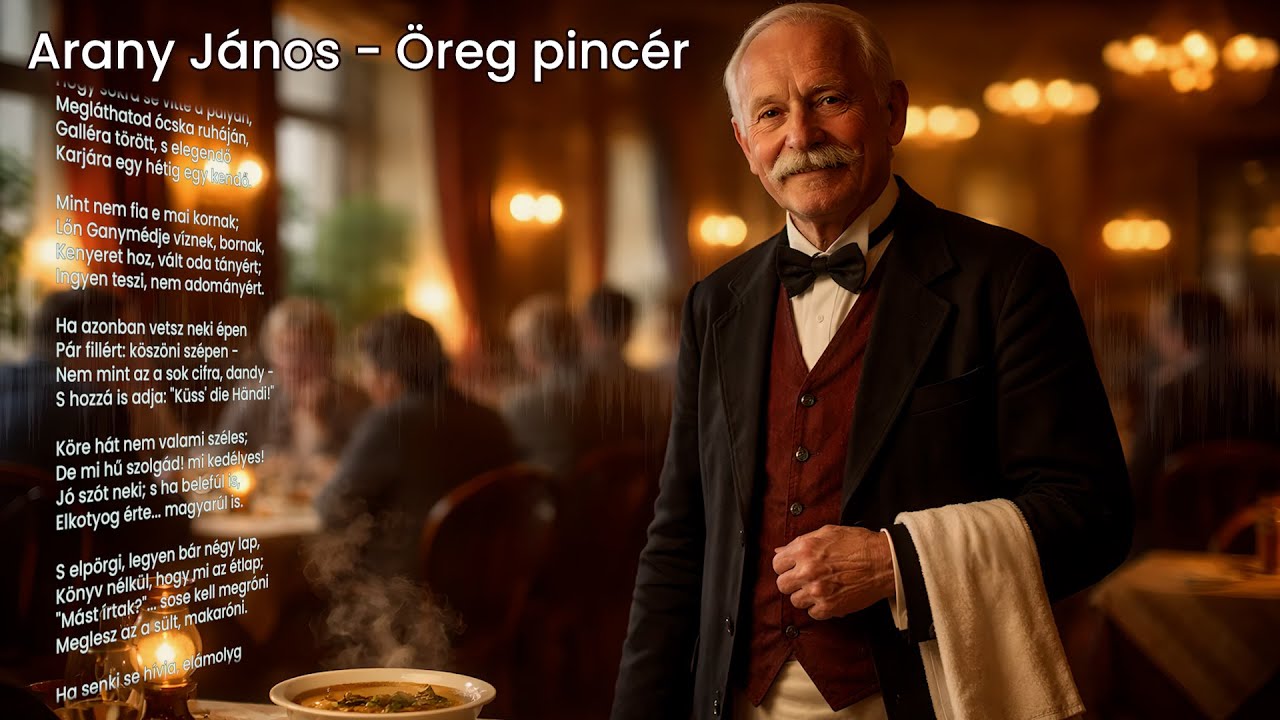 Arany János - Öreg pincér | zenés vers