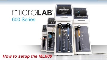 Setting up the Microlab ML600