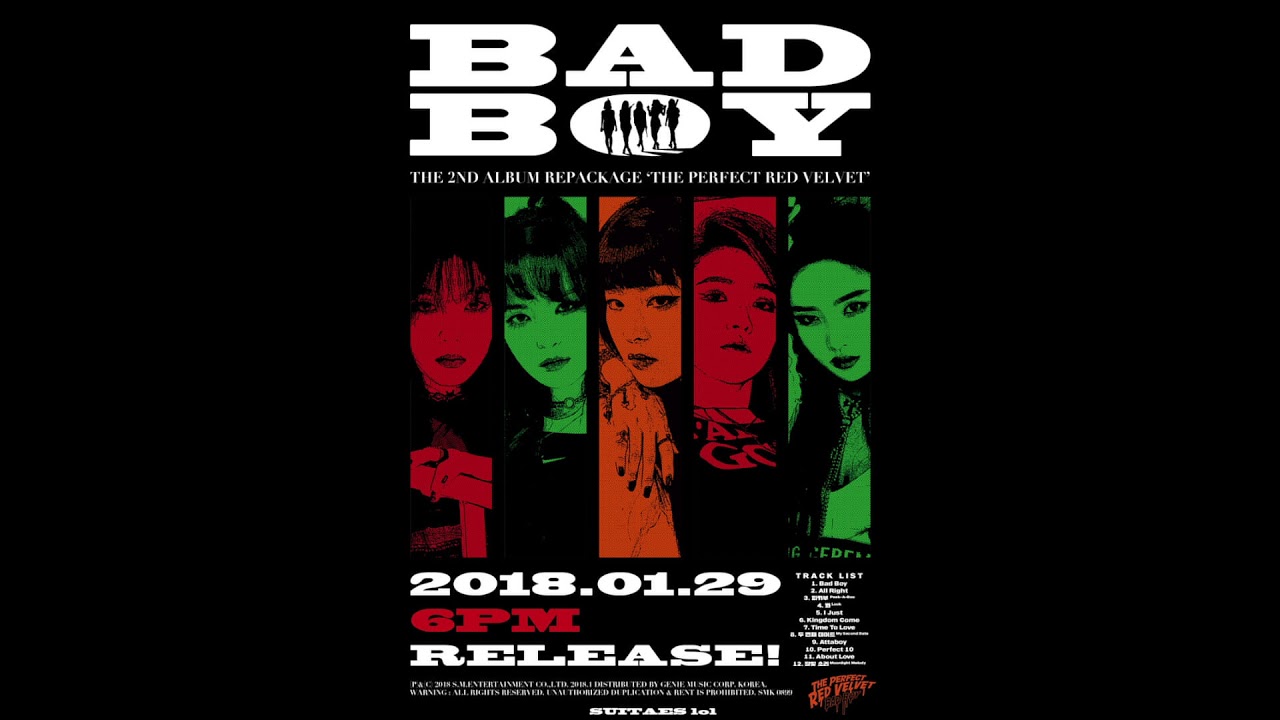 RED VELVET 'BAD BOY' TEASER INSTRUMENTAL [1MIN EXTENDED VERSION