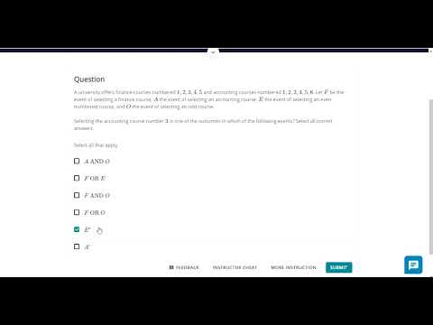 Use and, or, and not notation to describe events
