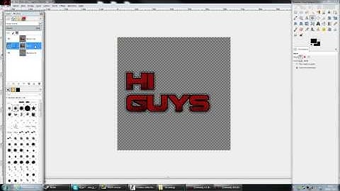 GIMP-CSS SPRAYS TUTORIAL-PART 1