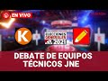 Debate del JNE: Equipos técnicos de Perú Libre Vs Fuerza Popular