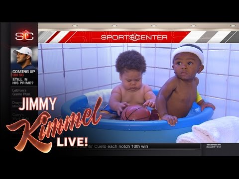 baby-steph-curry-and-baby-lebron-work-out-together