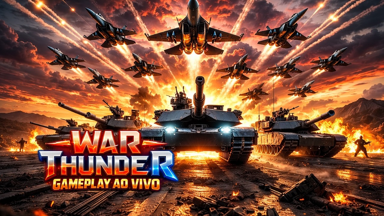 WAR THUNDER GAMEPLAY AO VIVO @InstantGamingOfficial !pix !ig