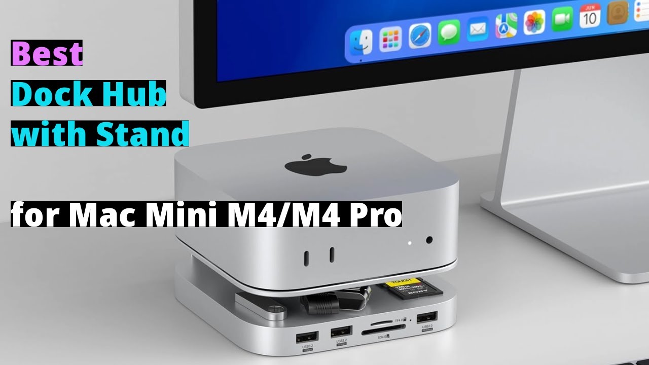 Best Dock Hubs with Stand for Mac Mini M4 and M4 pro 2024 - YouTube