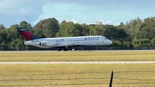 Delta B717-200 departure to ATL from ILM