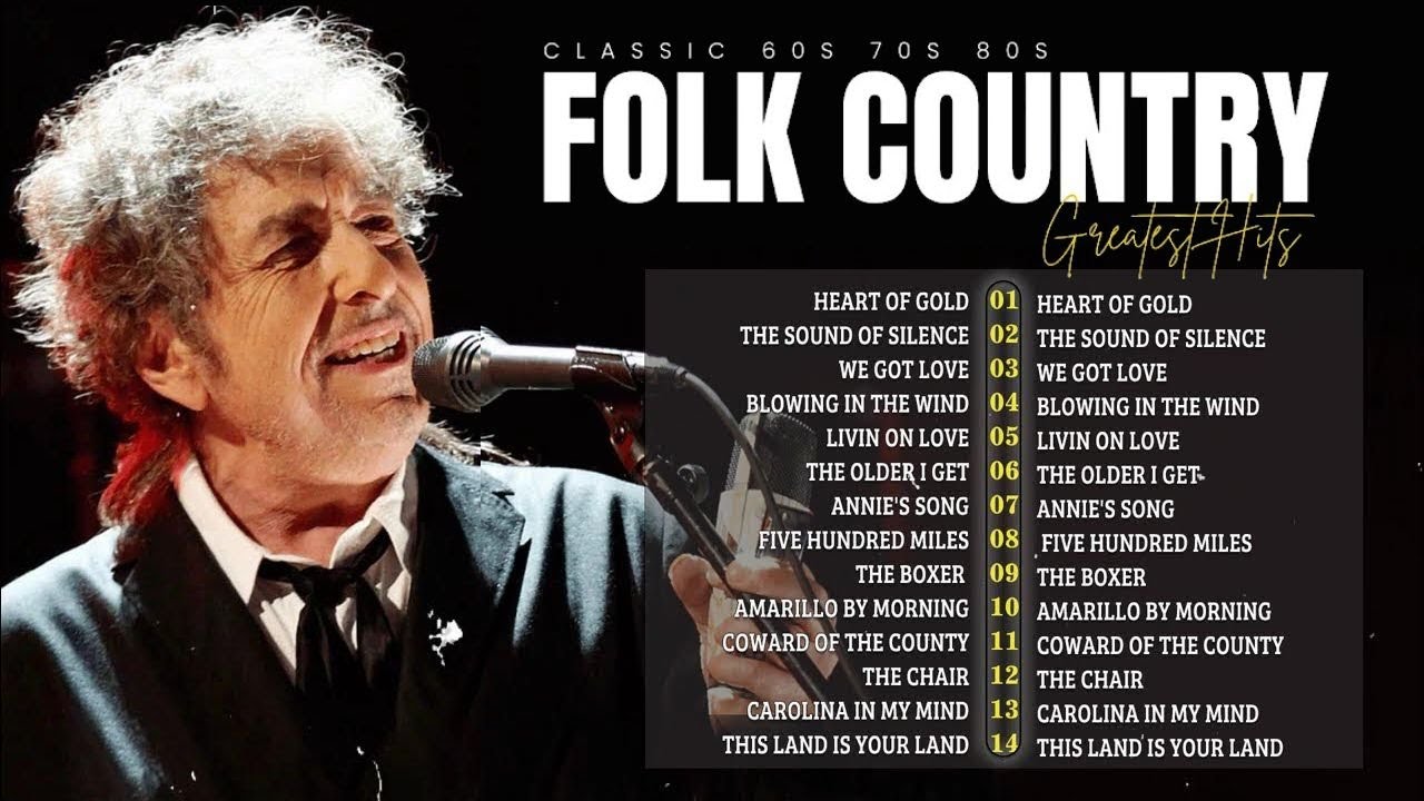 Folk Songs Of The 60s 70s 80s ⭐ Folk Rock And Country Music ⭐ Greatest Folk Songs