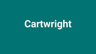 'Cartwright' Meaning and Pronunciation