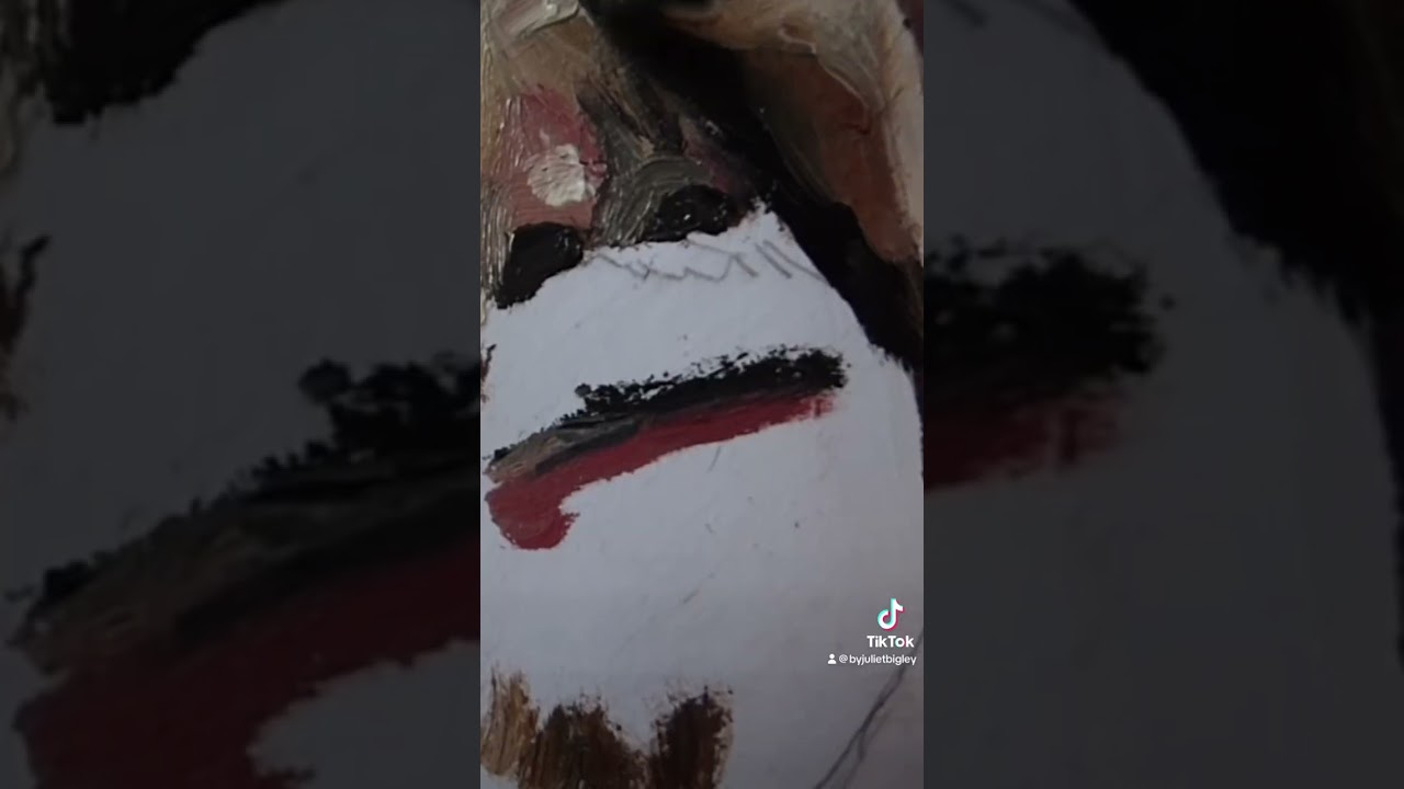 Painting Walter White from Breaking Bad in Oil Paints 