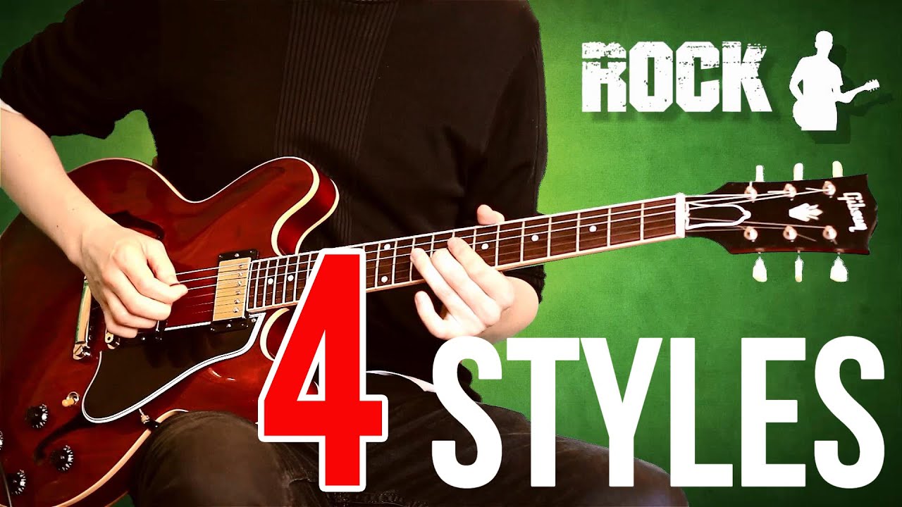 4 STYLES IN 1 SOLO (Jazz vs Blues vs Rock vs Metal)