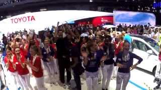 Flash Mob Toyota au Mondial de l'Auto Paris 2014