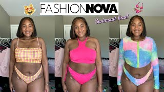 Curve swimsuit try on haul *tall girl ...