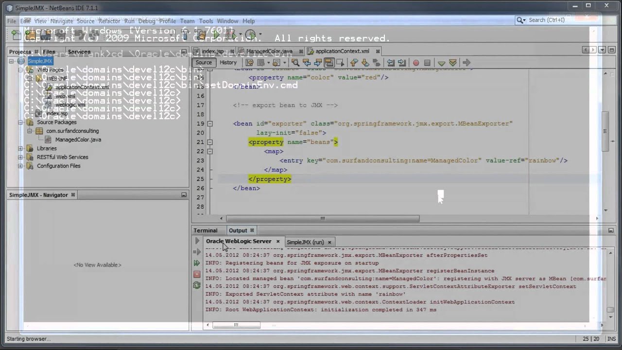 Simple Custom JMX MBeans with WebLogic 12c and Spring — munz & more