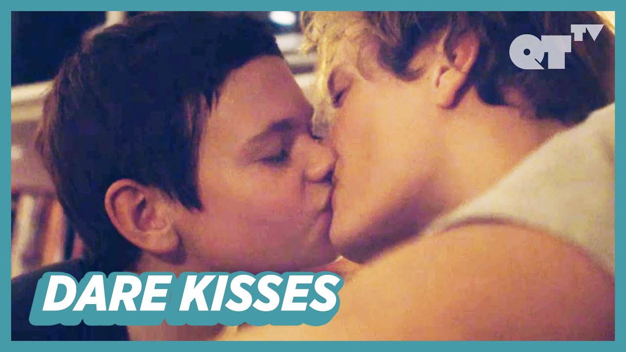 Teen Boys Kissing In Bed