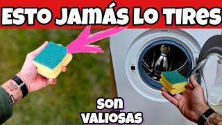 🧽 NUNCA Antes una ESPONJA VIEJA tuvo tantos Usos en tu hogar, Casa y Plantas