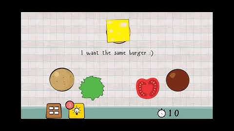 Logic Master 1 - Mind Twist Level 158 Solution | I want the same burger