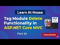 Tag Module Delete Functionality in ASP.NET Core MVC