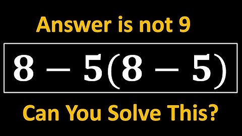 Only 1% Can Solve This Correctly