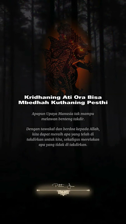 pitutur jawa || story wa #shorts
