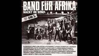 Band Für Africa – “Nacht Im Wind” (12 in) (Germany CBS) 1985
Written by Band Für Africa
Bands/artists include:
Nena
Münchener Freiheit
Alphaville
Udo Lindenberg
Juliane Werding
Peter Maffey
Spider Murphy Gang
Along with recordings such as Band Aid’s “Do They Know It’s Christmas” and USA For Africa’s “We Are The World”, “Nacht Im Wind” was made to support charities in Africa. All the artists were German and the disc reached #3 on the German singles’ chart.
The recording was also issued as a 7 inch single with a different picture sleeve, which is shown in the middle of this video. Band Für Africa – “Nacht Im Wind” (12 in) (Germany CBS) 1985