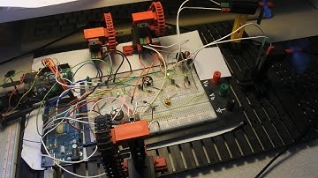 Arduino Mega2560 ep. 115 : Pwm, electronics, fischertechnik, algorithm, screen, value, wiring