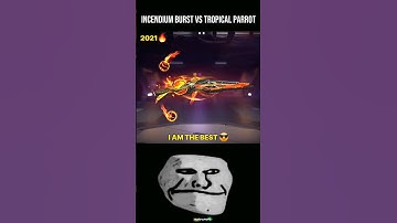 Thumbnail of Incendium Burst M1887 😈 Vs Tropical Parrot ☠️ #shorts #freefire #freefireshorts #trending #viral