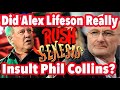 Did Alex Lifeson Really Insult Phil Collins & Genesis?