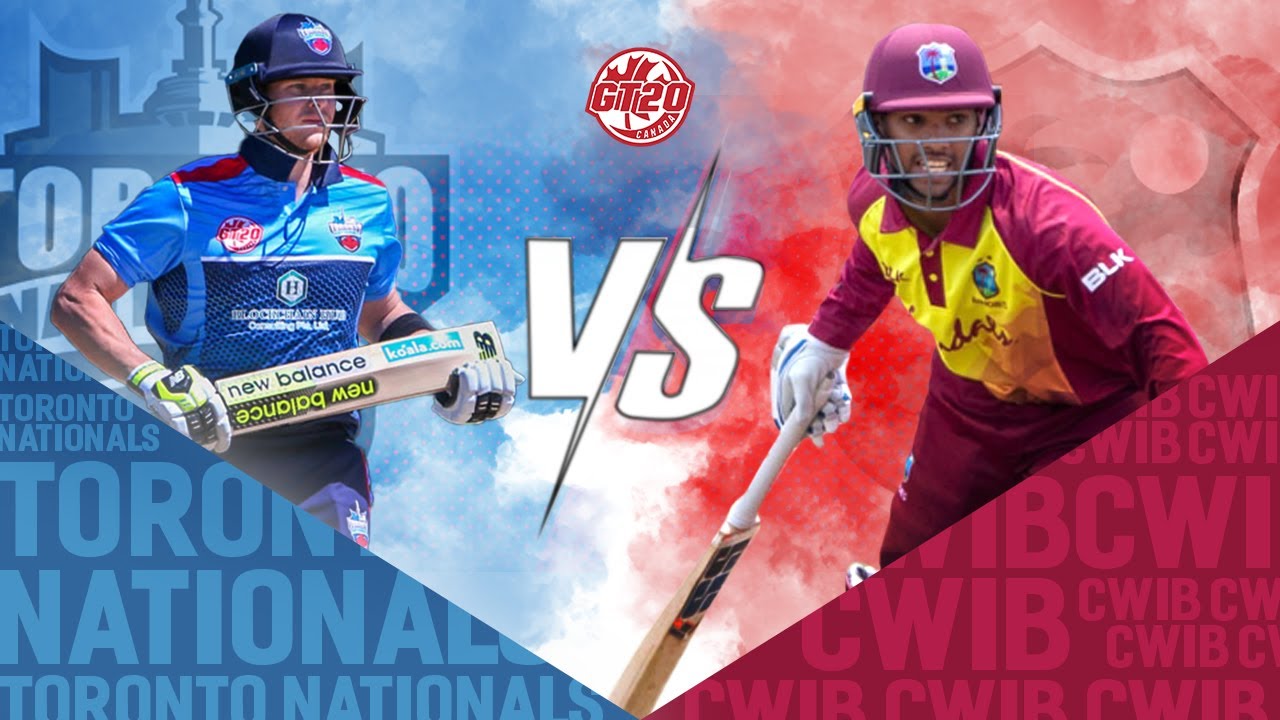 Toronto Nationals vs West Indies B | GT20 Canada Season 1 Match 12 Highlights