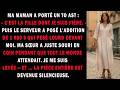 Maman Dit Être Fière De Ma Sœur, Puis Me Tend La Facture De 1980$ Pour Son Anniversaire.