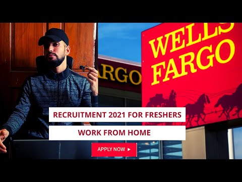 Wells Fargo Careers | Wells Fargo Recruitment 2021 For Freshsers | Wells Fargo Jobs | Best Company