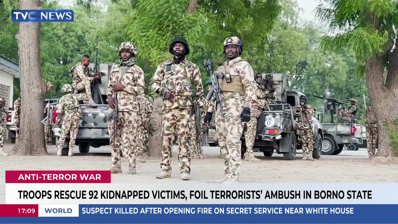 Troops Rescue 92 Kidnapped Victims, Foil Terrorists' Ambush In Borno